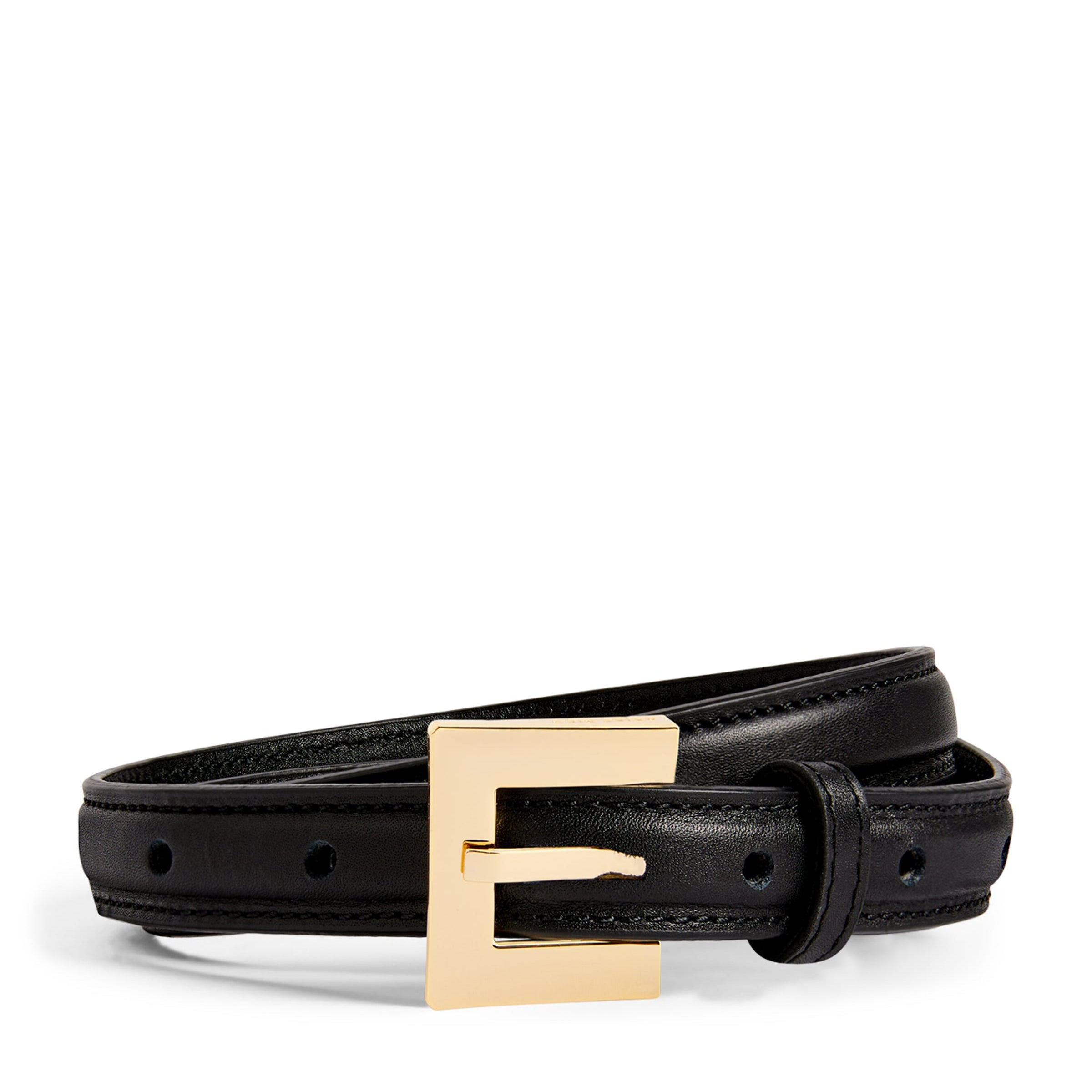 Black Leather Nicola Belt