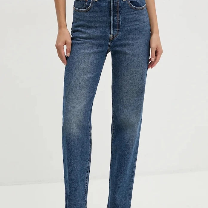 Дънки Levi's RIBCAGE STRAIGHT ANKLE