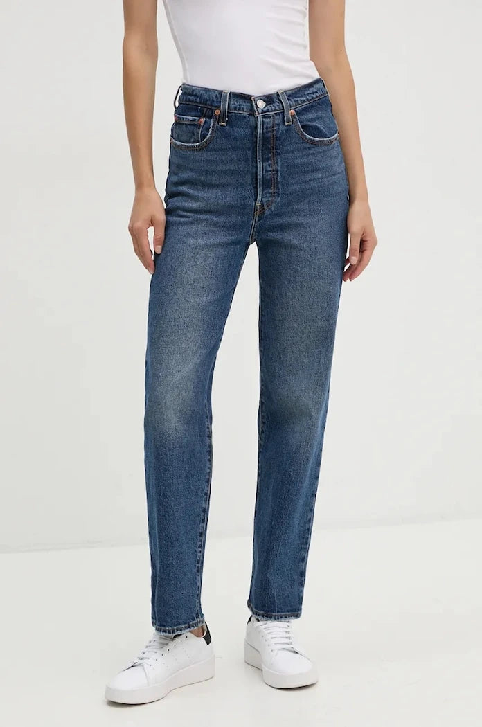 Дънки Levi's RIBCAGE STRAIGHT ANKLE
