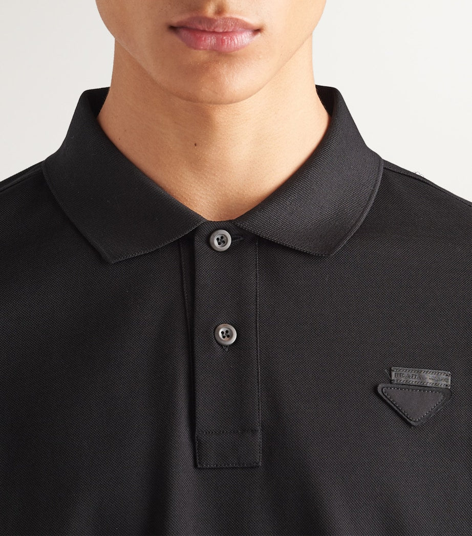 Prada Cotton Piqué Polo Shirt