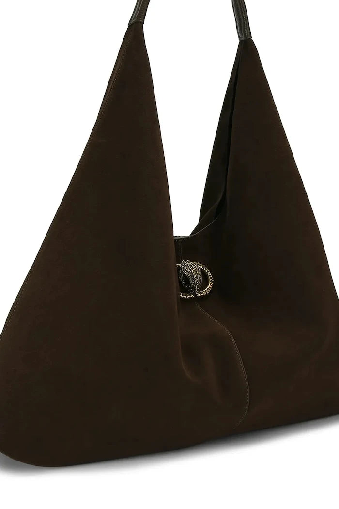 Kurt Geiger London Kadın Süet Alışveriş Çantası CHELSEA LG SLOUCH HOBO
