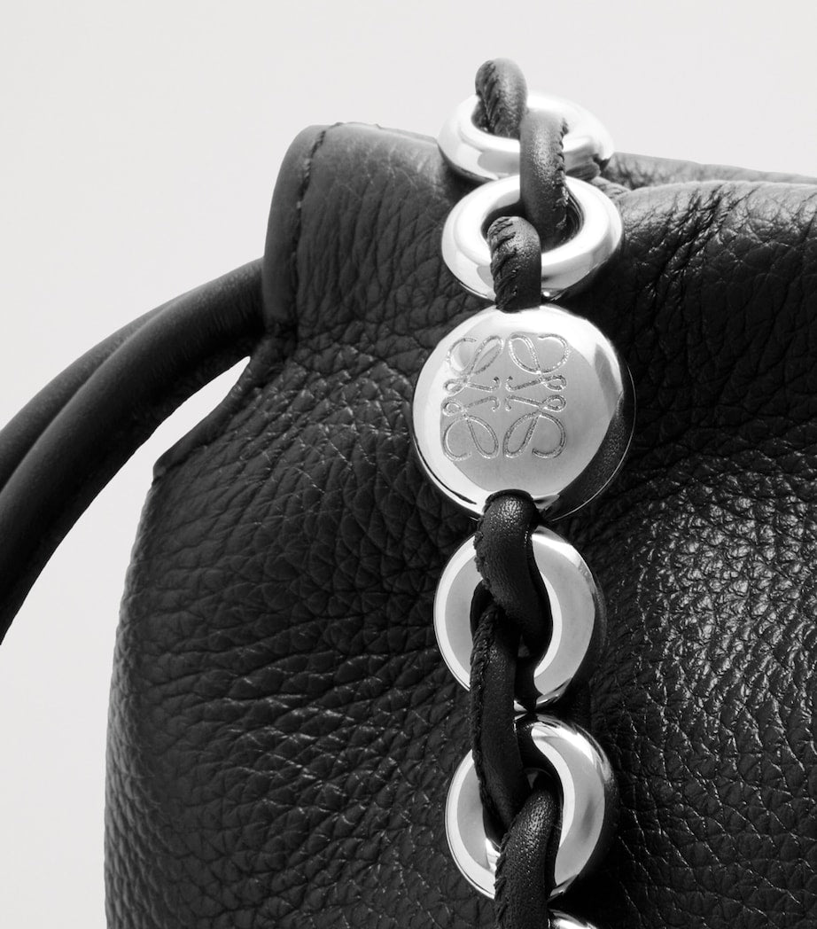 Medium Leather Flamenco Shoulder Bag