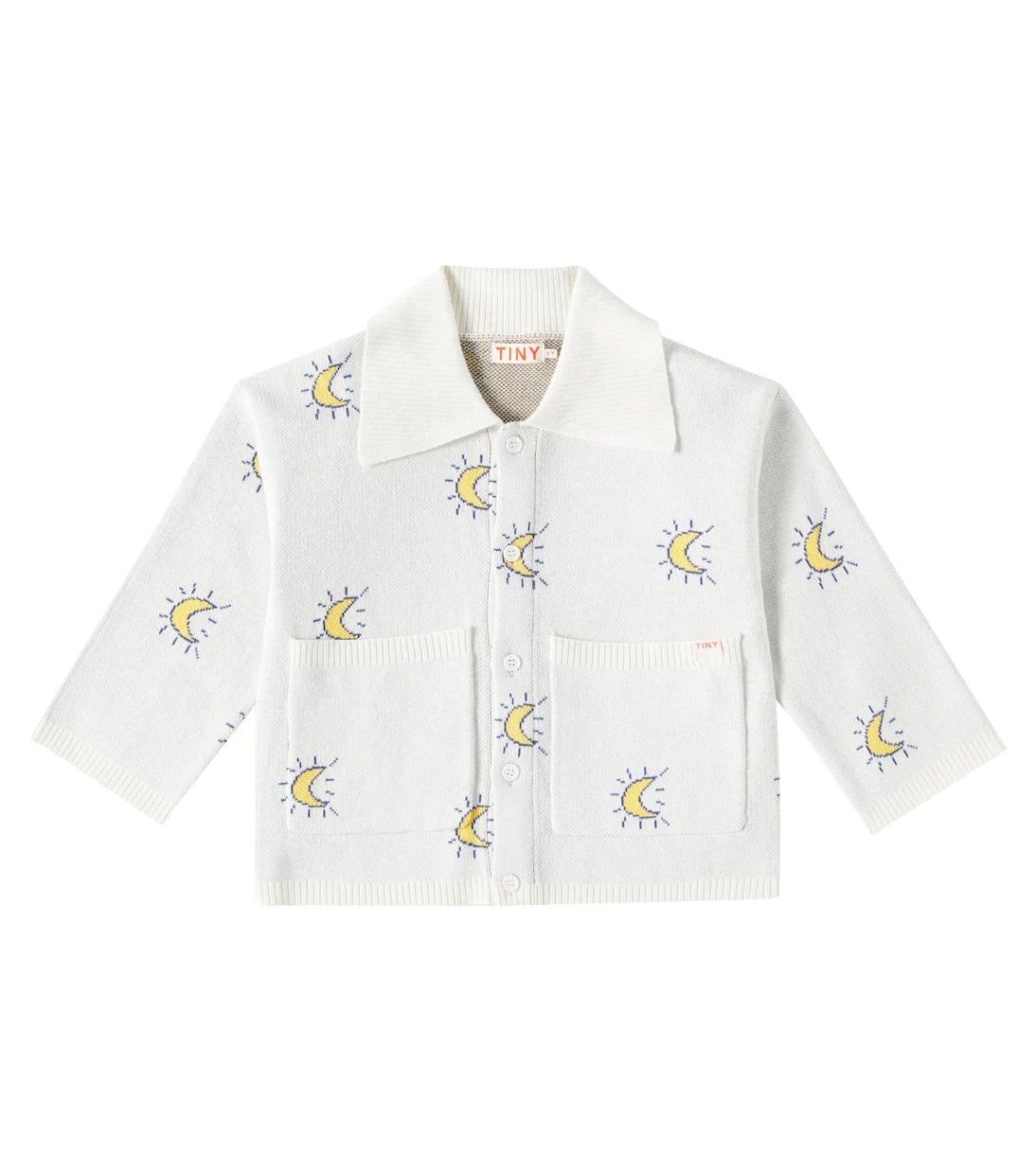 Tinycottons - Midnight Sun cotton jacquard cardigan