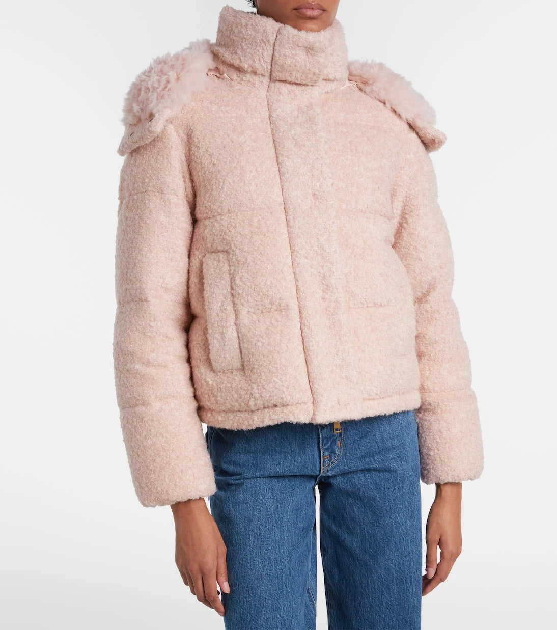 Moncler - Virieu hooded bouclé down jacket