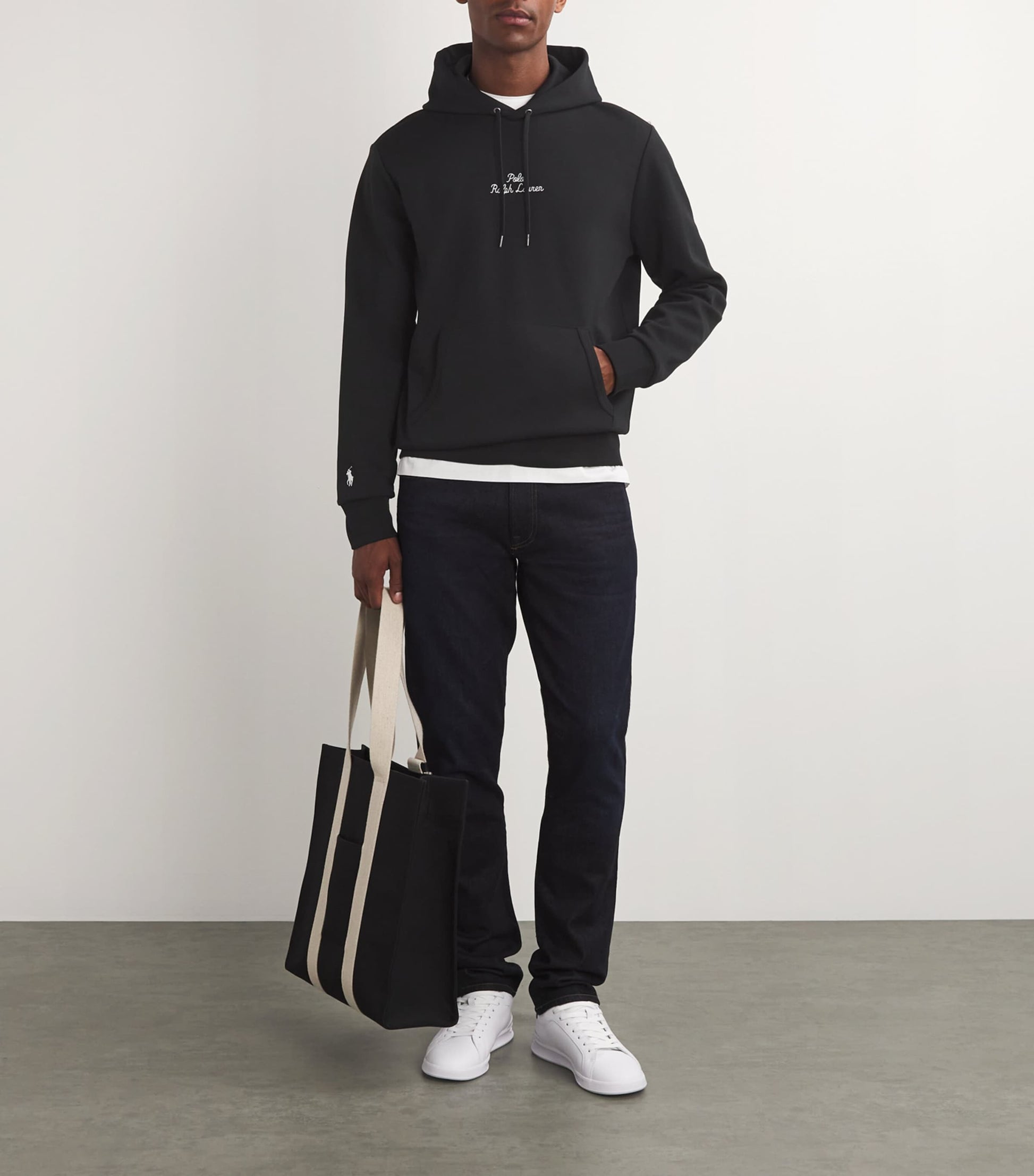 Polo Ralph Lauren Black Chain Logo Hoodie