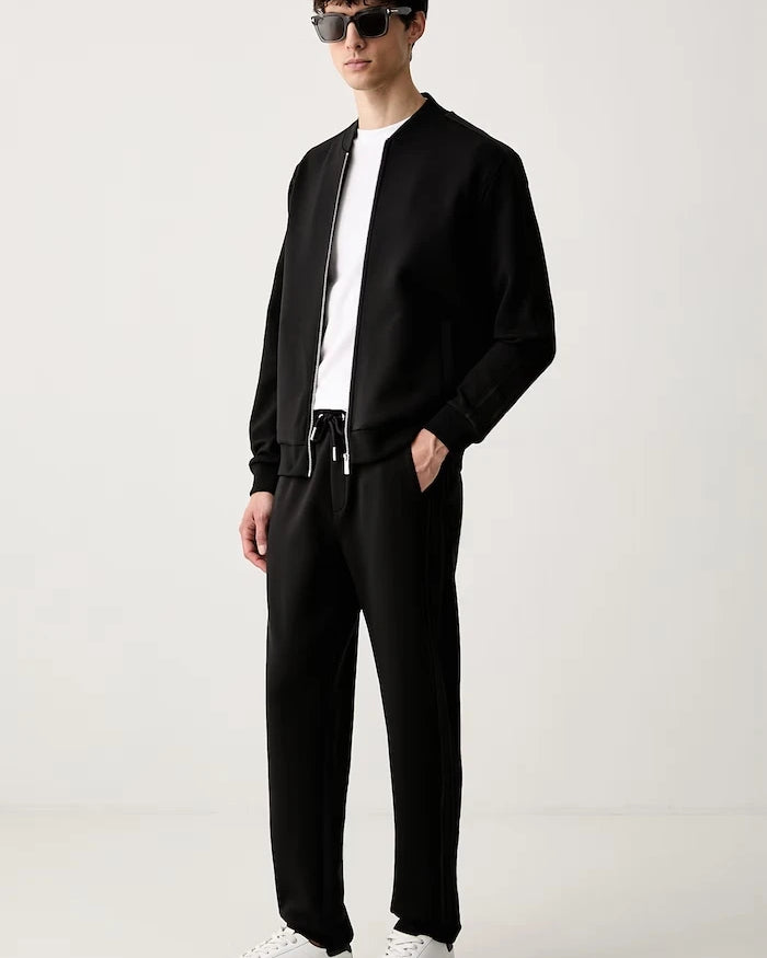 Karl Lagerfeld erkek fermuarlı sweatshirt