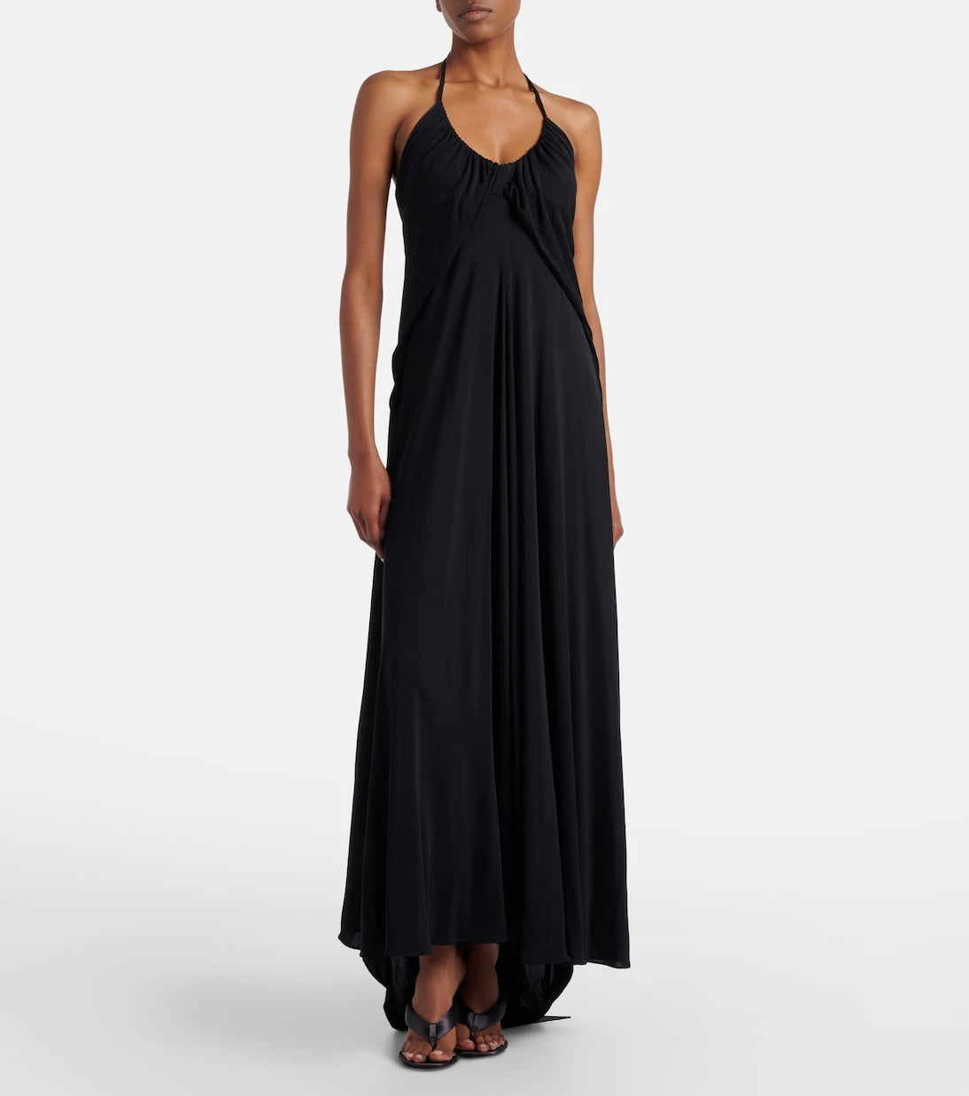 Alaïa - Padded thong sandals