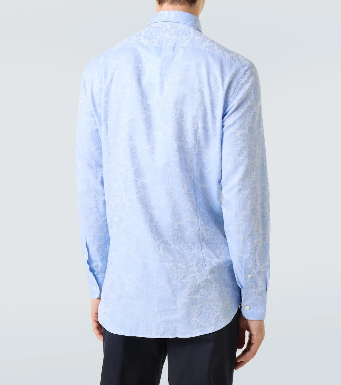 Etro - Floral cotton jacquard shirt