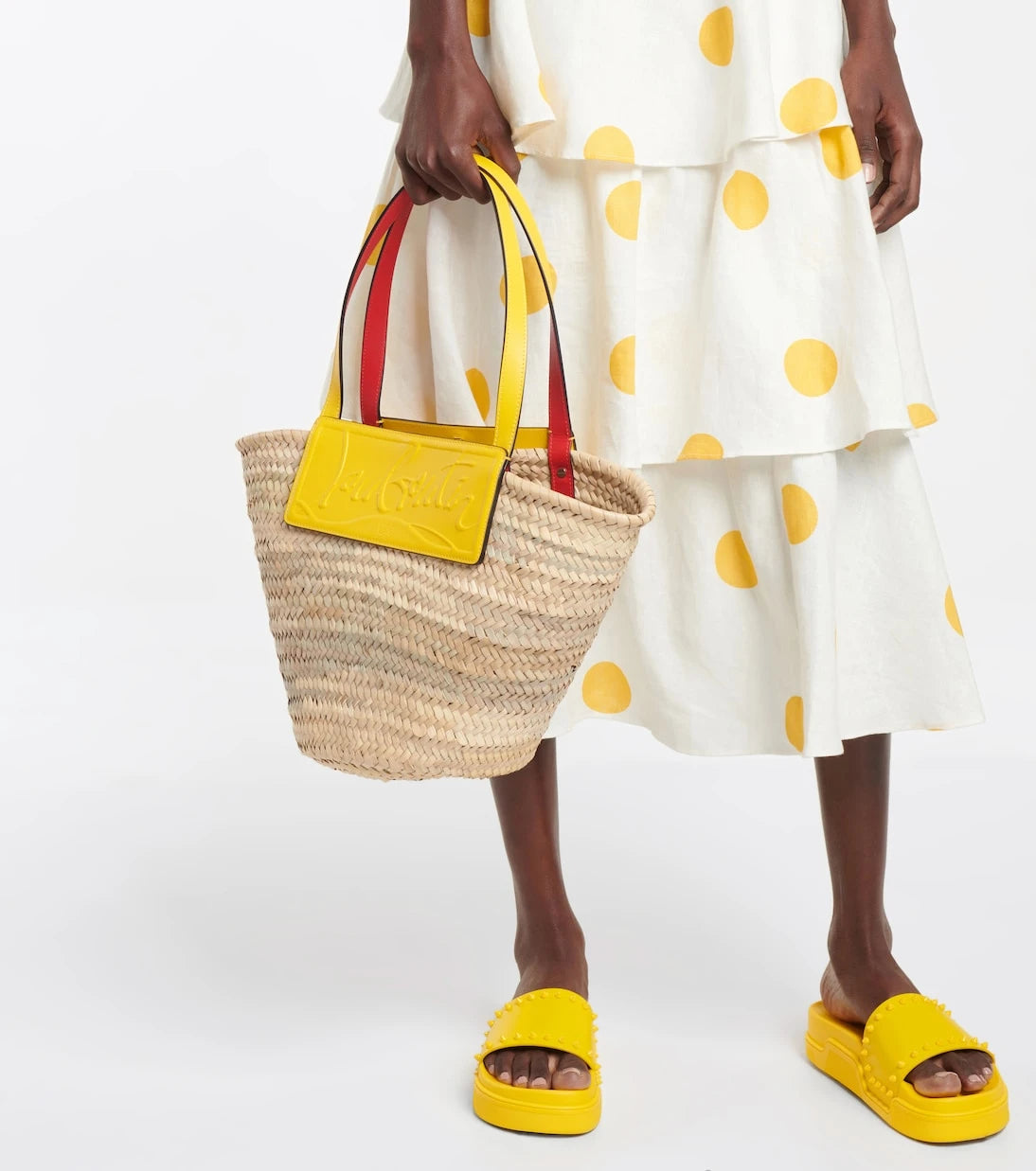 Christian Louboutin - Loubishore woven tote