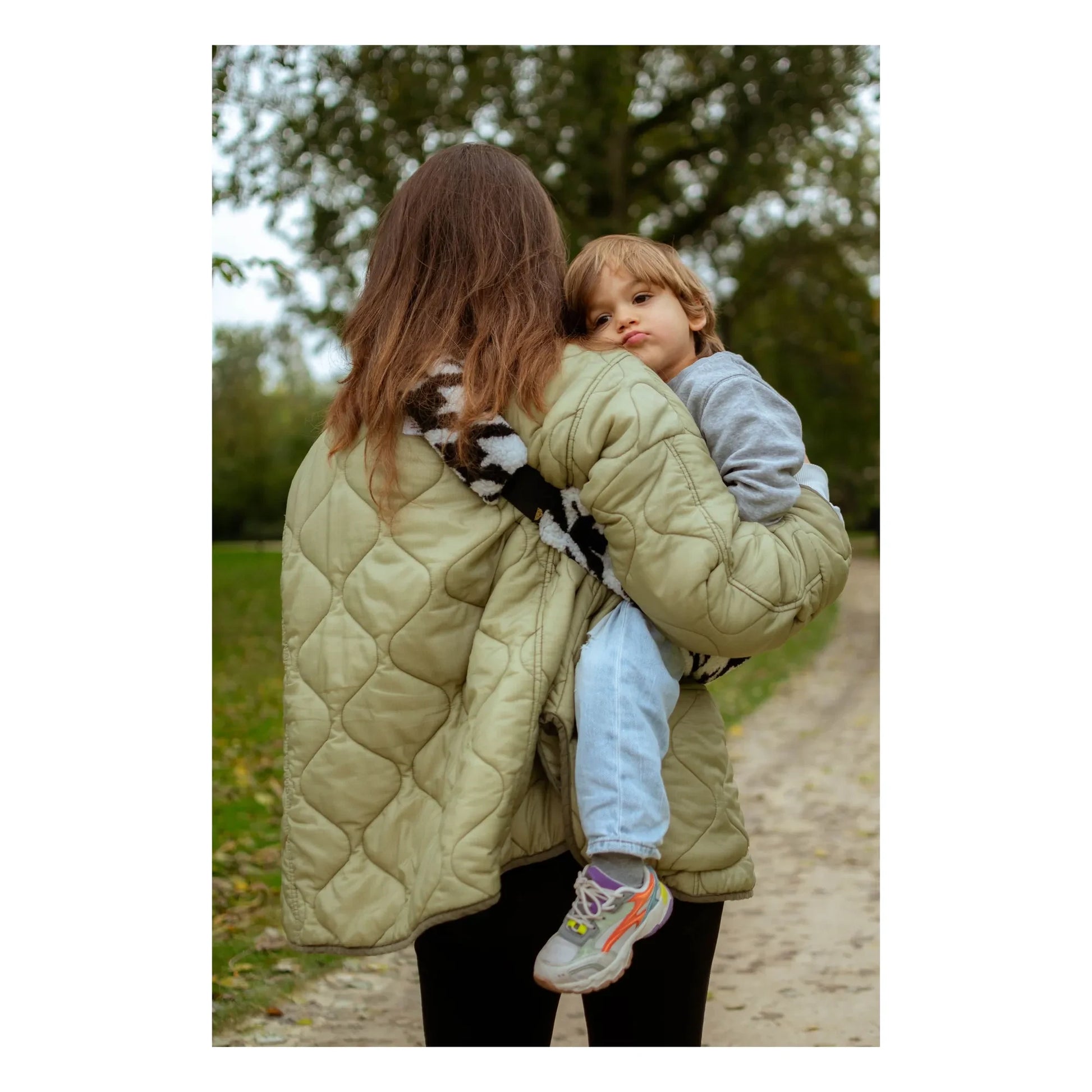 Wildride - Baby carrier teddy | Noir/Blanc