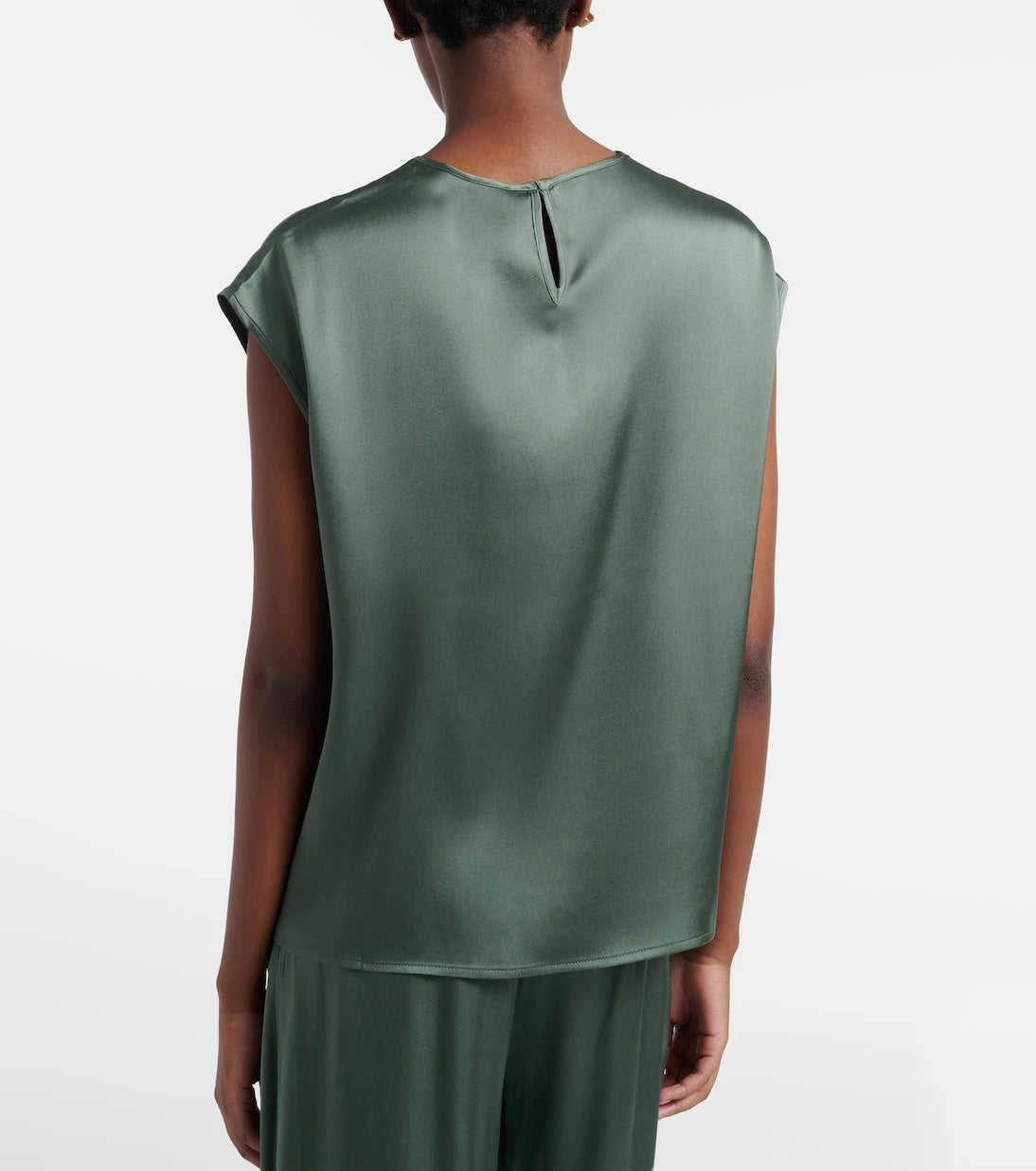 Asceno - Dasha silk twill top