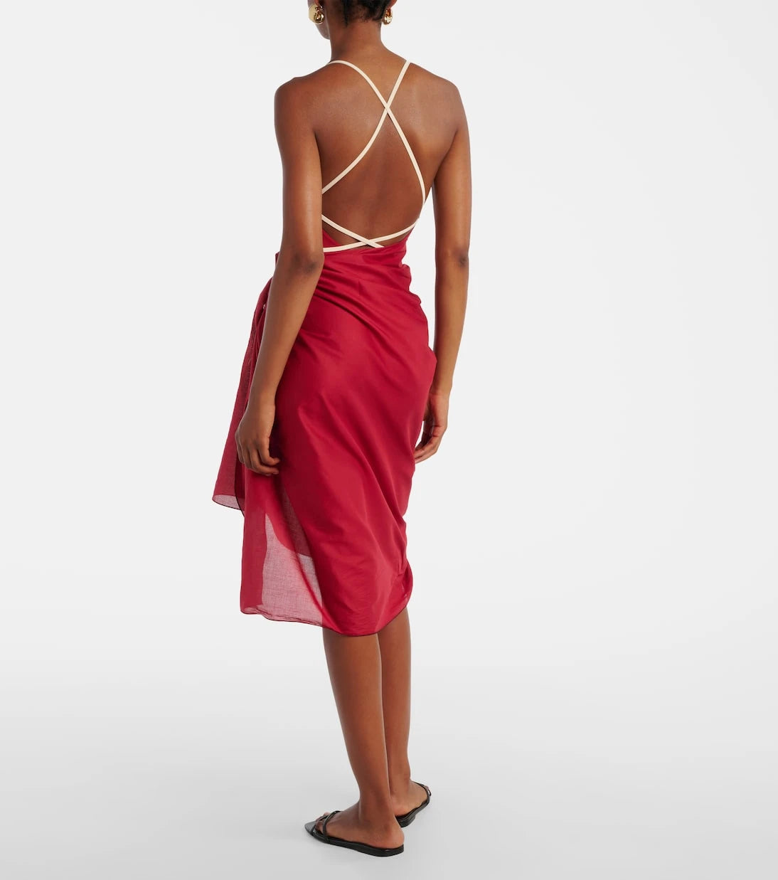 Eres - Cabine cotton voile beach cover-up