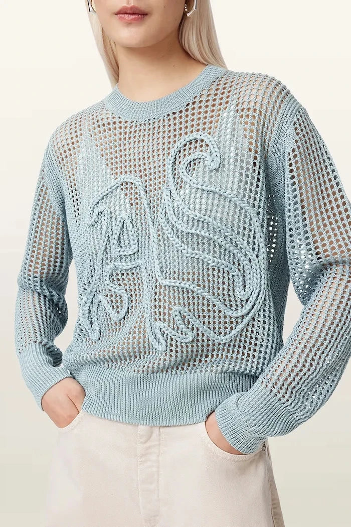 AllSaints Пуловер дамски с вискоза RAELYN