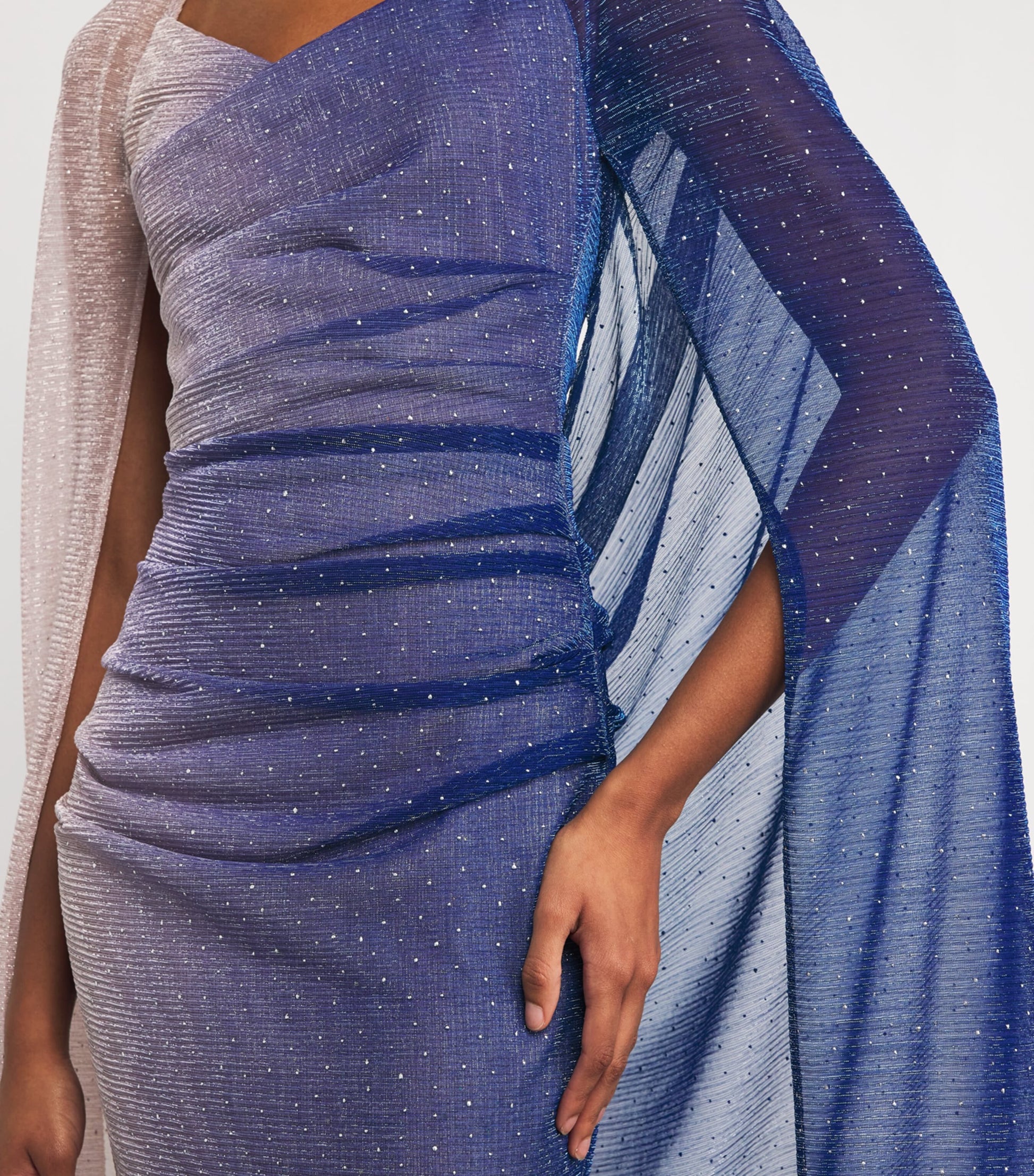 Embellished Ombré Maxi Dress