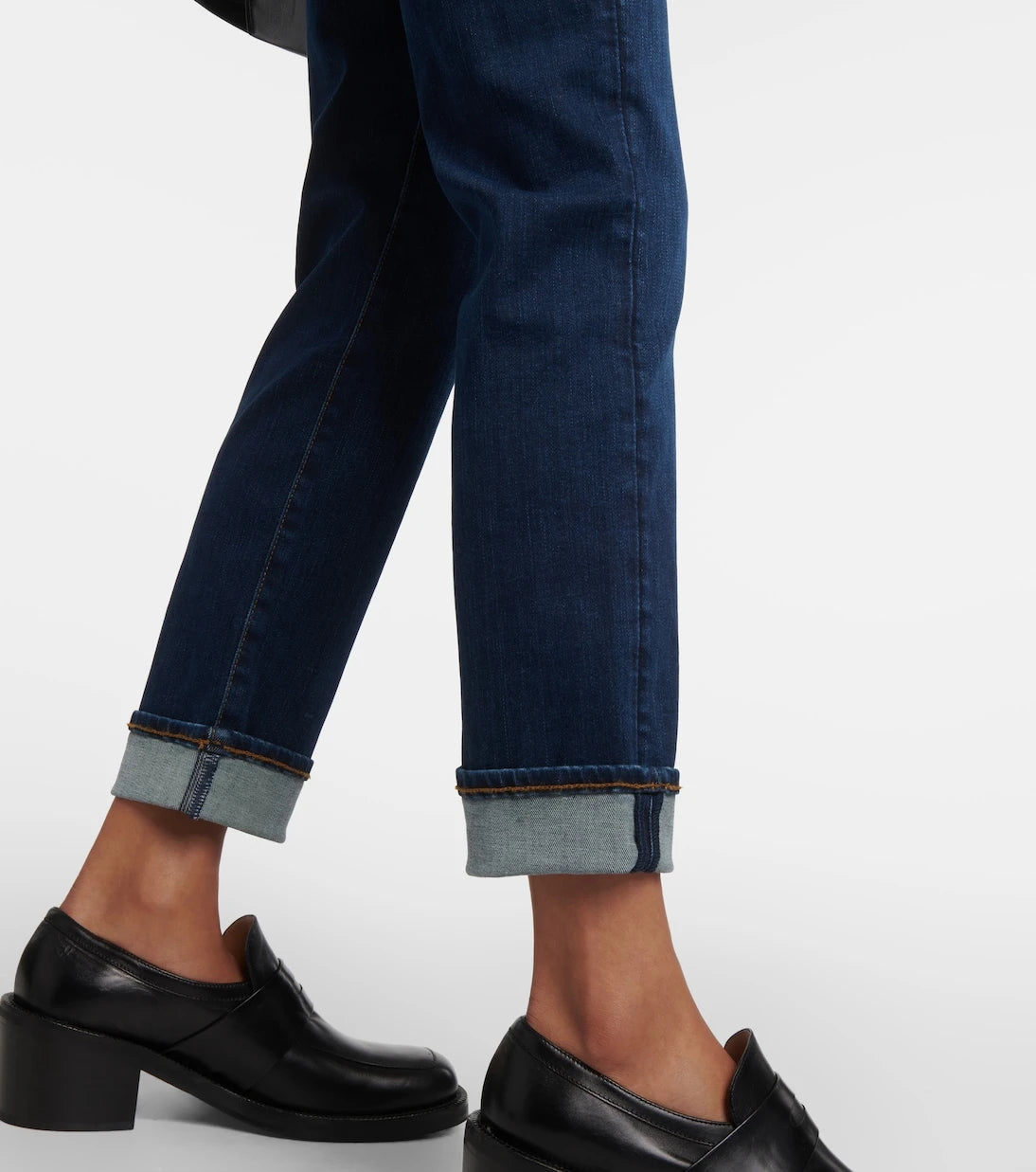 7 For All Mankind - High-rise skinny jeans