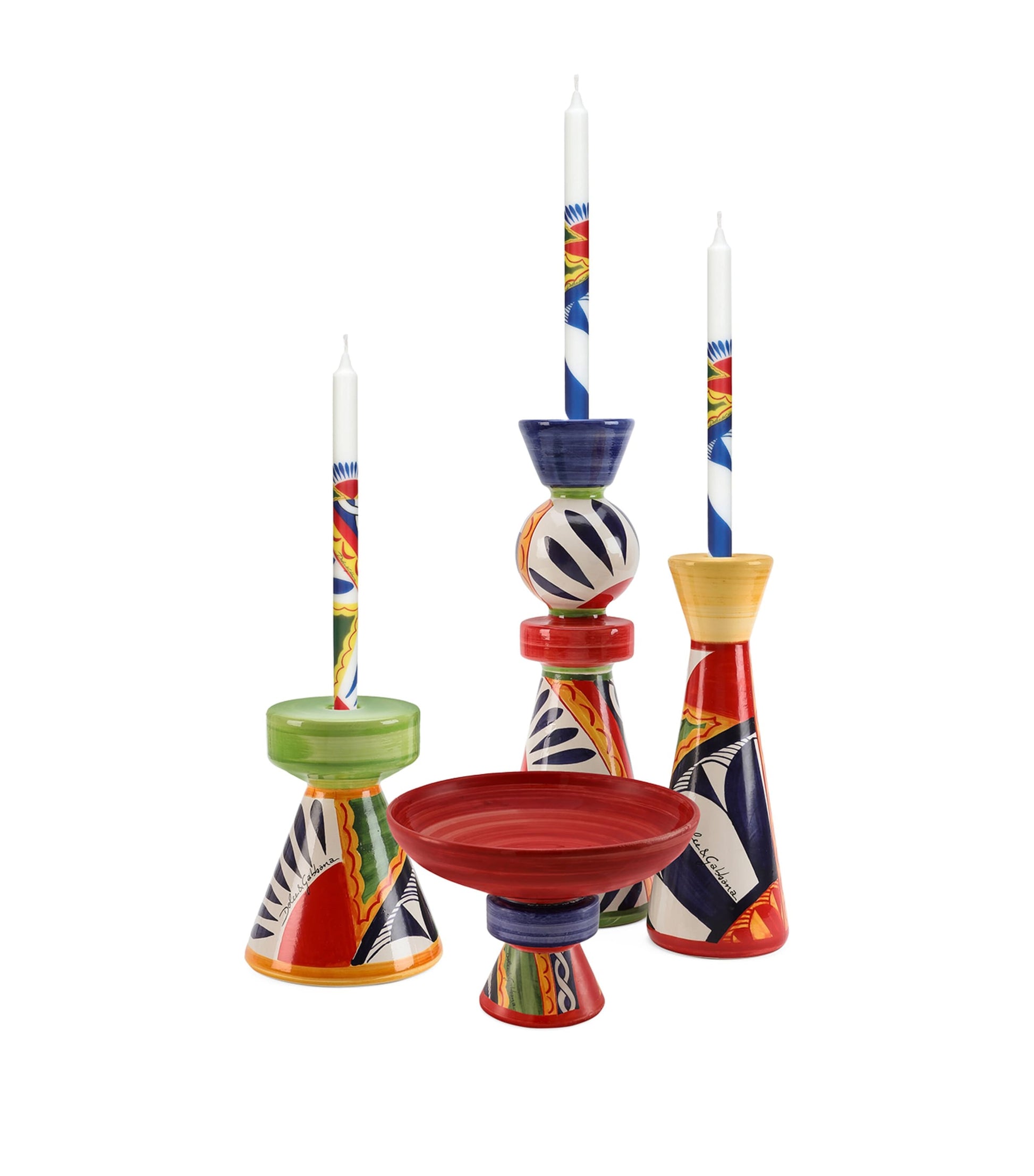 Dolce & Gabbana Casa Small Ceramic Candle Holder