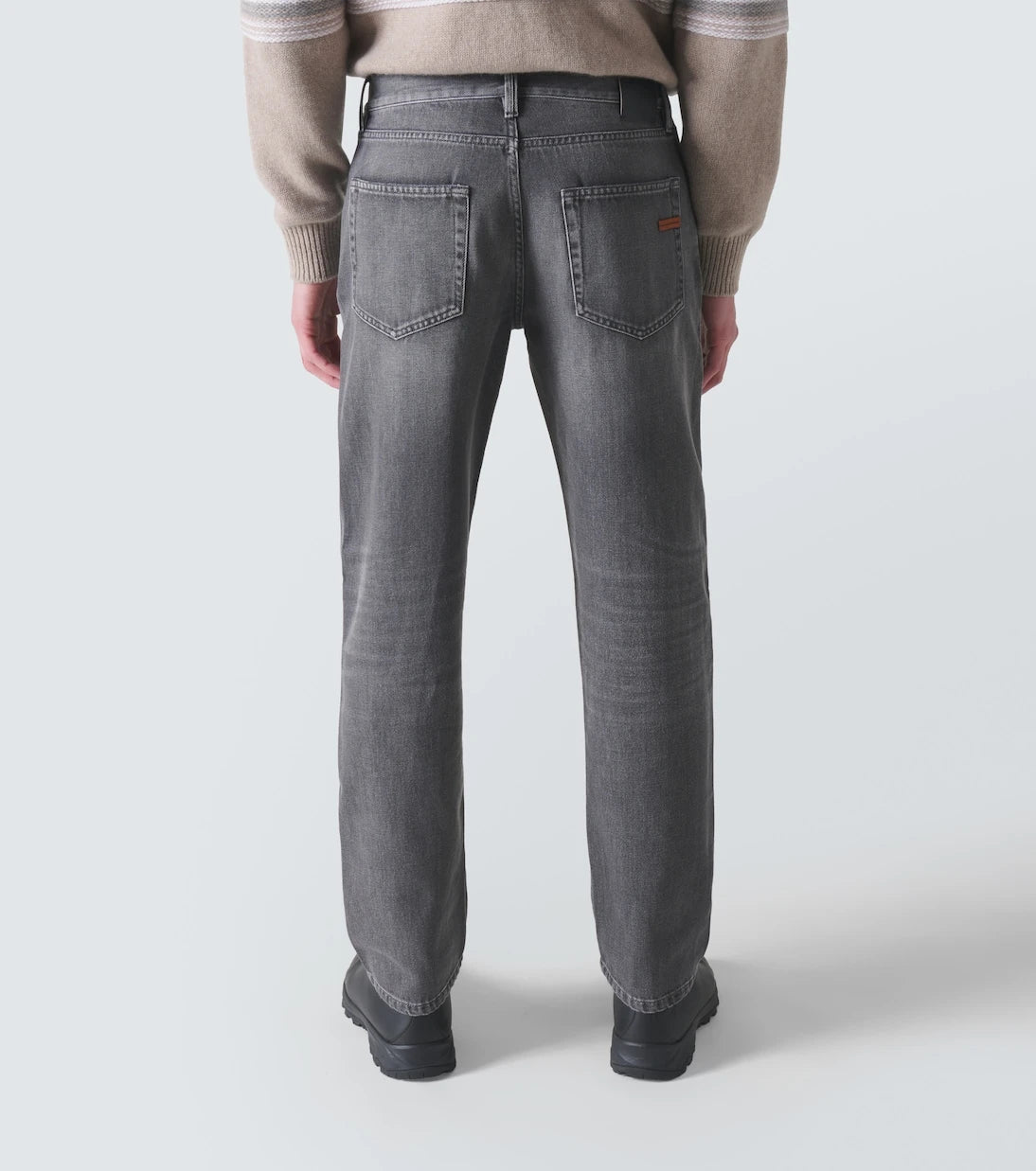 Zegna - Roccia faded straight jeans