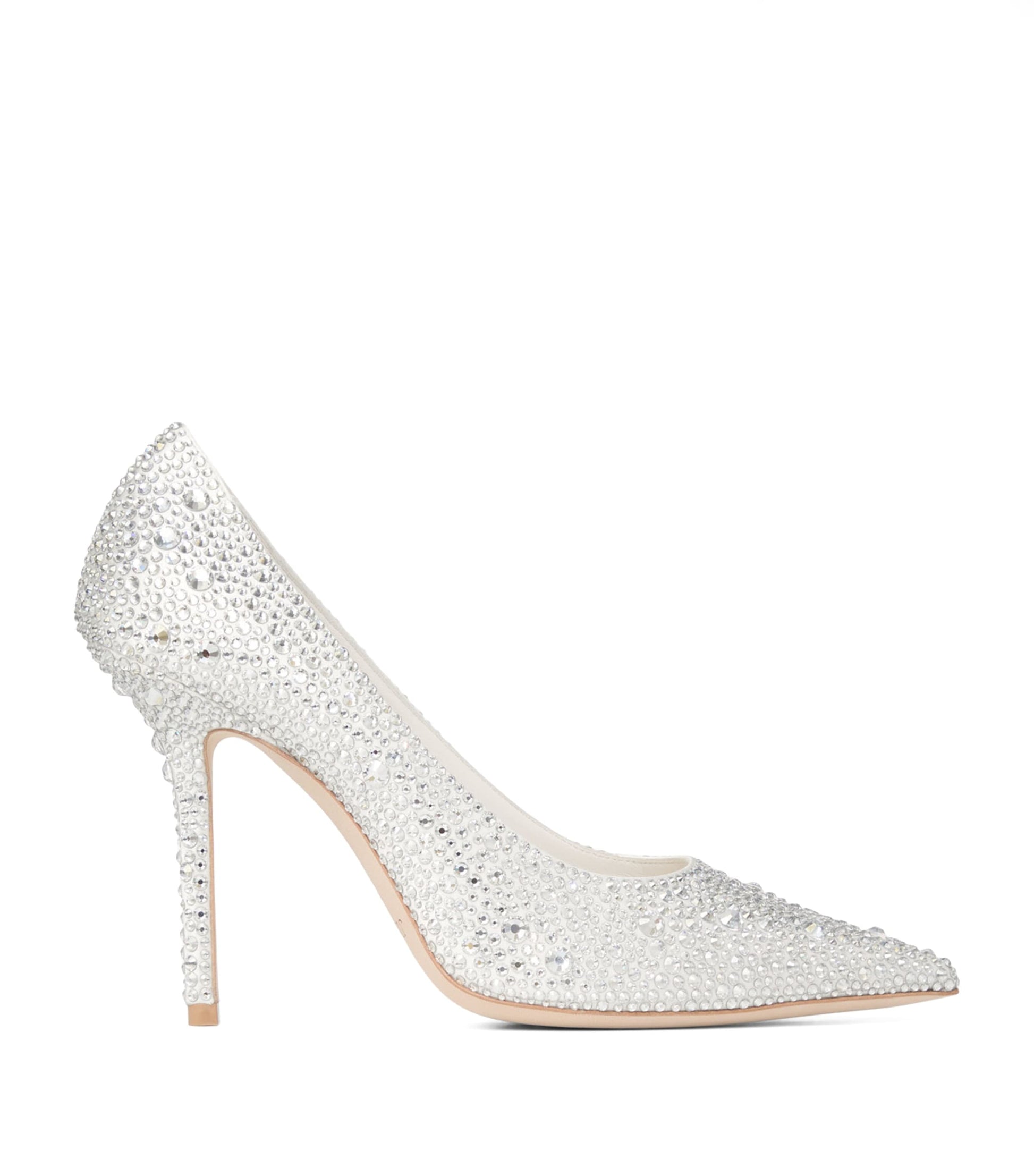 Love 100 Embellished Satin Pumps