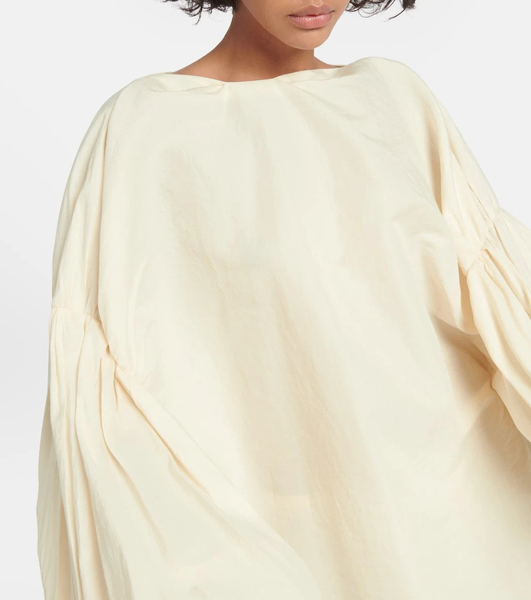 Khaite - Quico silk and cotton organza top