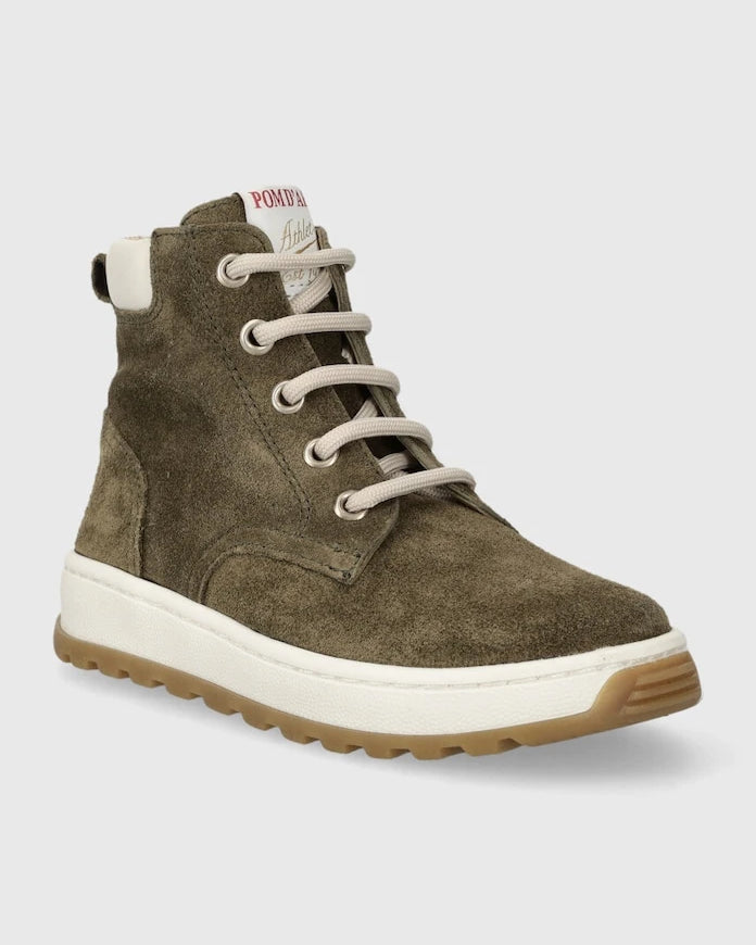 Pom D'api FLOW BOOTS Süet Çocuk Yarım Bot
