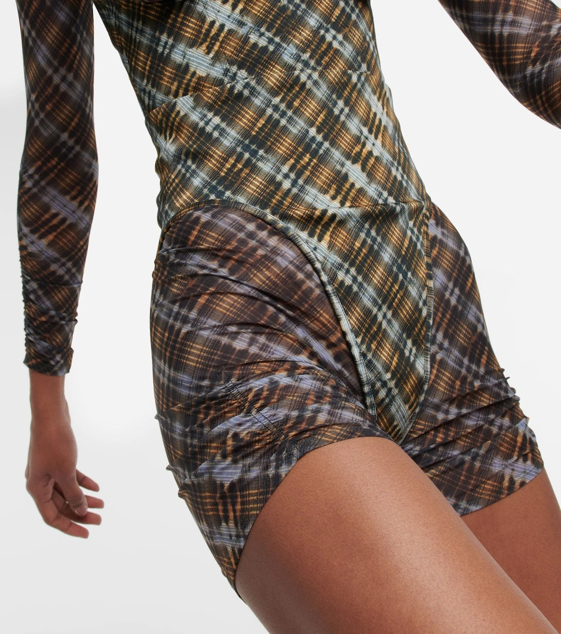 KNWLS - Scythe checked shorts