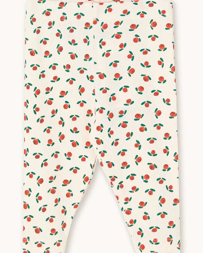Tinycottons TINY ROSES RIB BEBEK PANTOLON