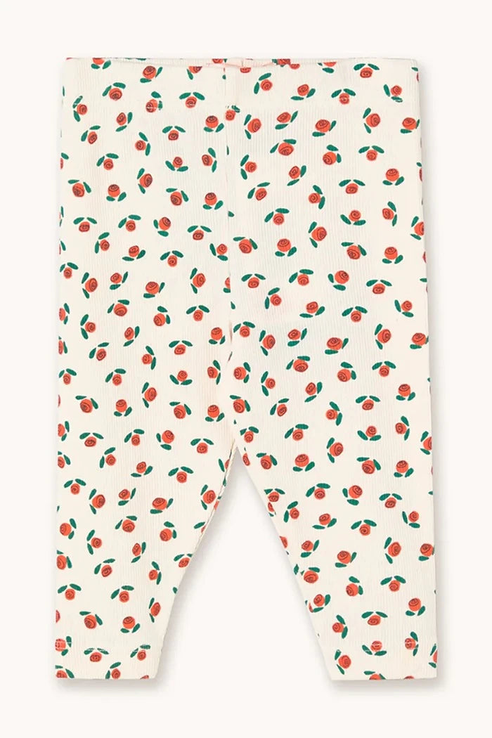 Tinycottons TINY ROSES RIB BEBEK PANTOLON