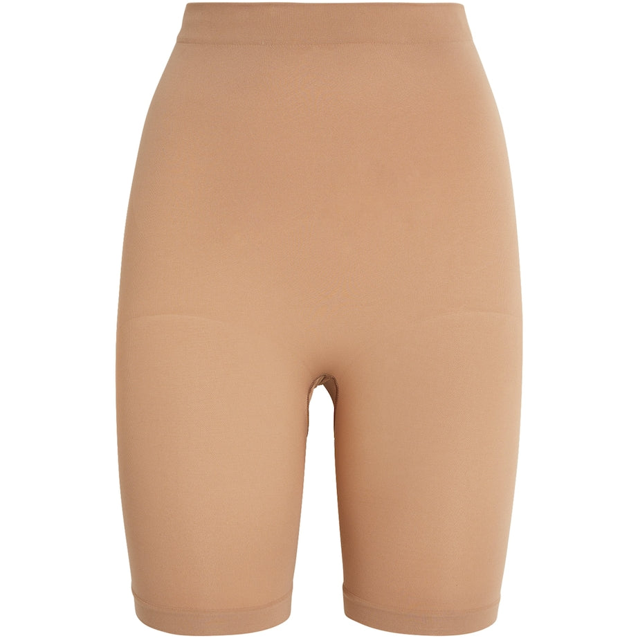Skims Nude Seamless Sculpt Mid-Thigh Shorts