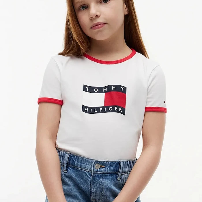 Tommy Hilfiger тениска за деца от памук