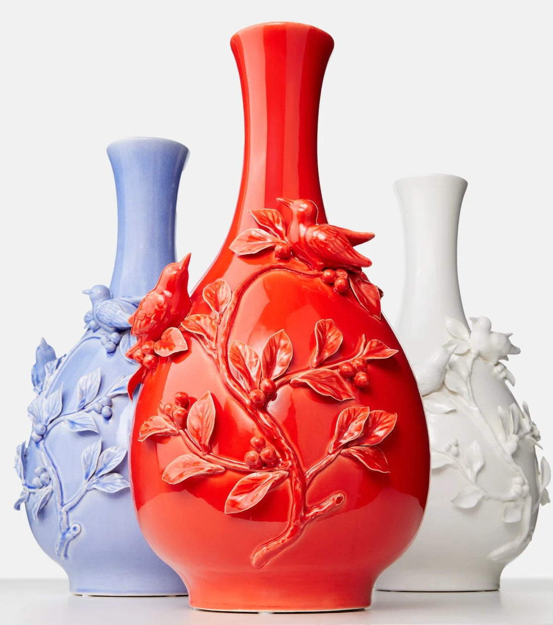 Polspotten - 3D Birds ceramic vase