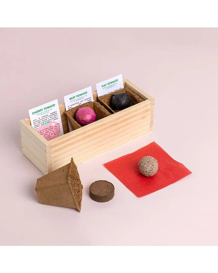 Комплект за отглеждане на растения RESETEA Mini garden Tomatoes 21 x 7,8 x 6,5 cm