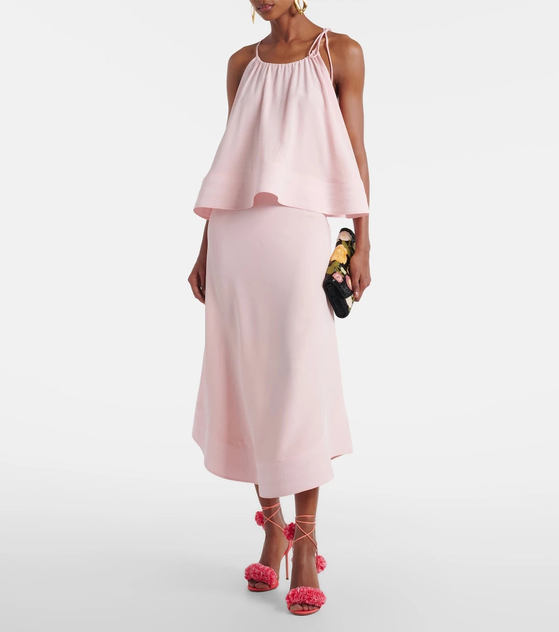 Aquazzura - Cherry Kiss leather-trimmed sandals