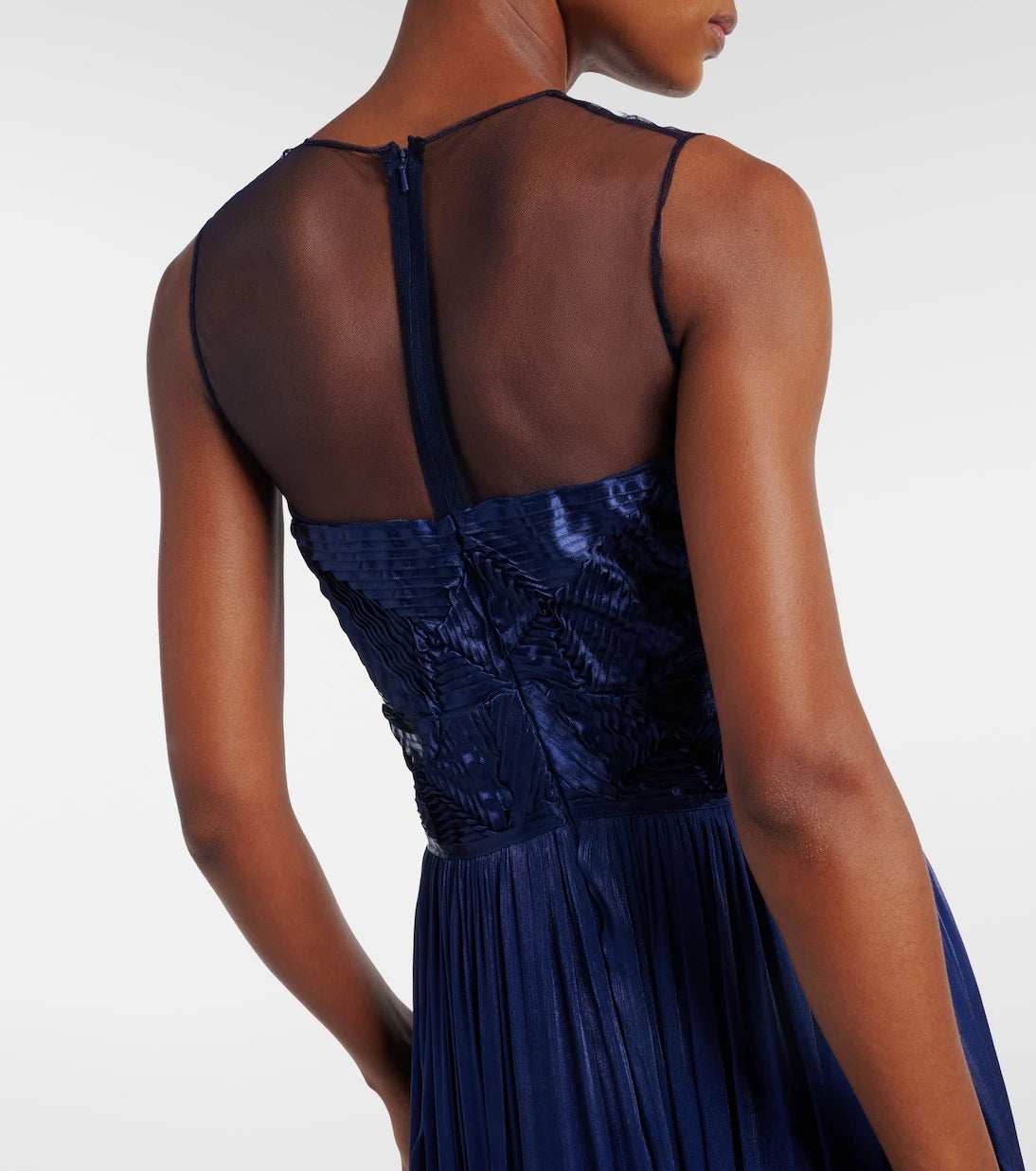 Costarellos - Pleated gown