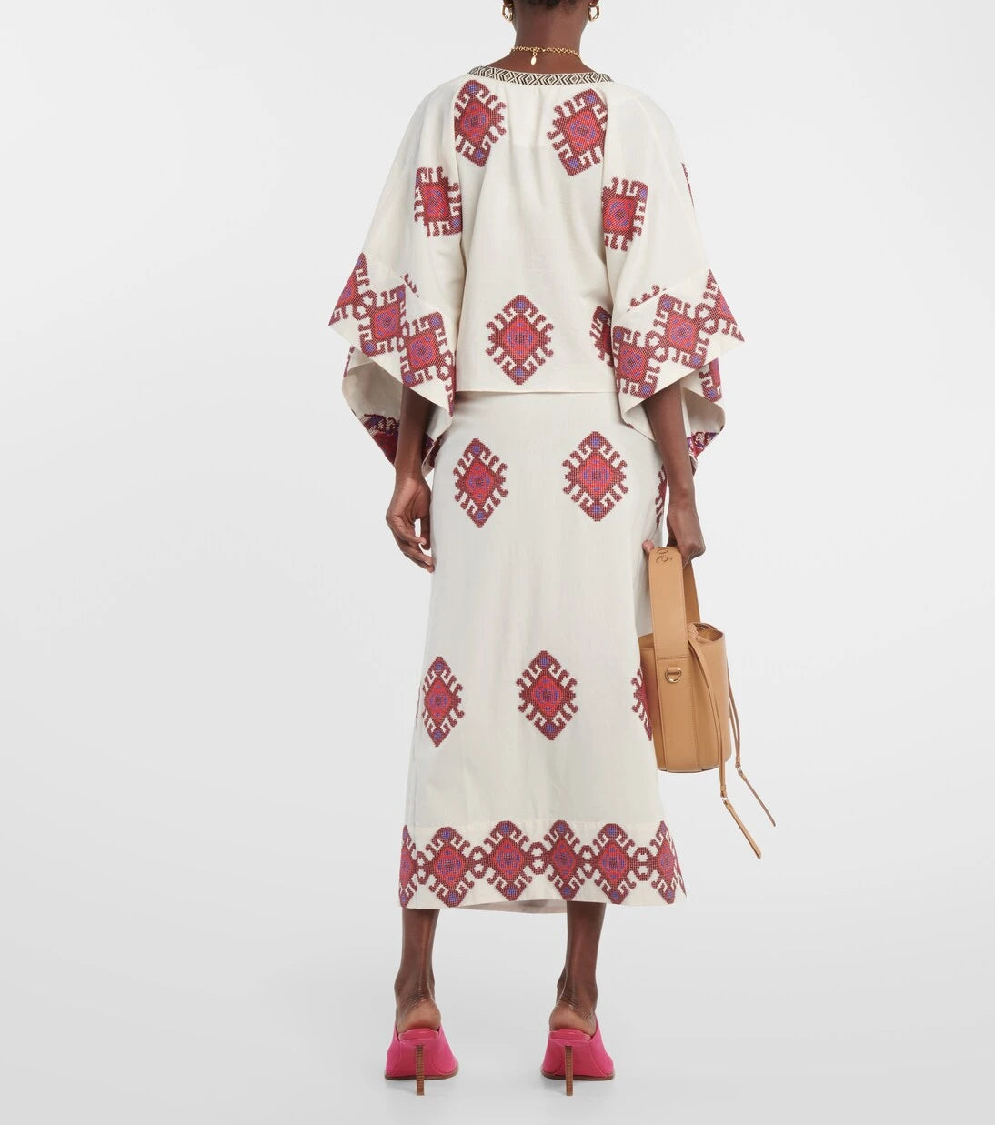 Johanna Ortiz - Fringed cotton top