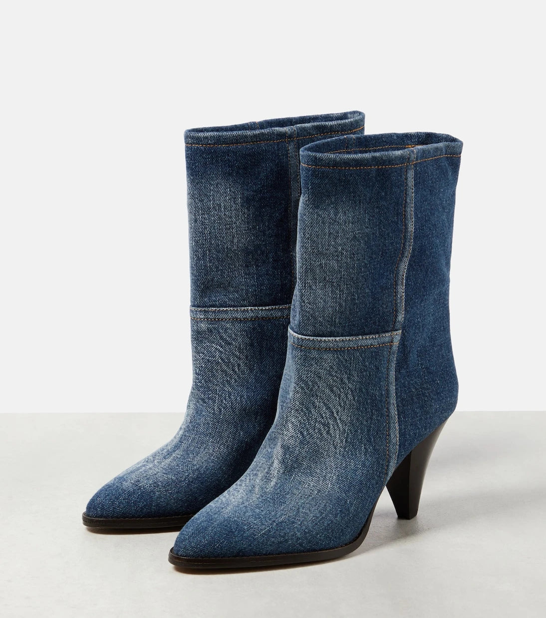 Isabel Marant - Rouxa denim ankle boots