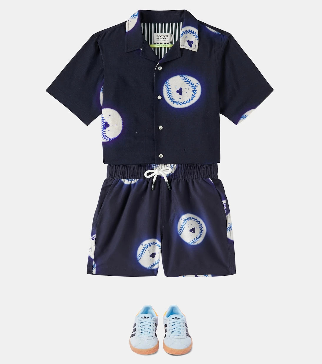 Scotch & Soda Kids - قميص مطبوع
