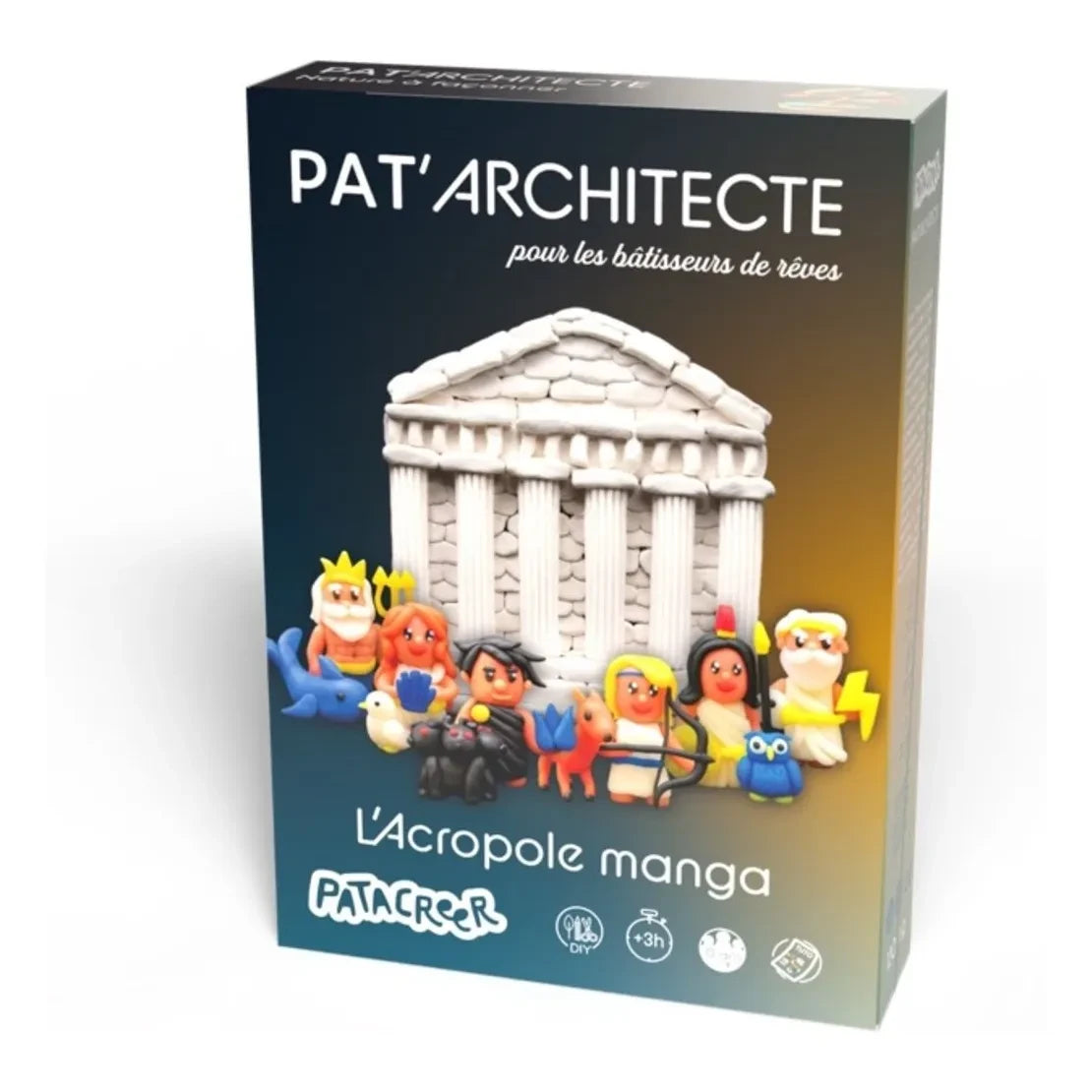 Patacréer - Mon Acropole Manga self-hardening modeling clay kit
