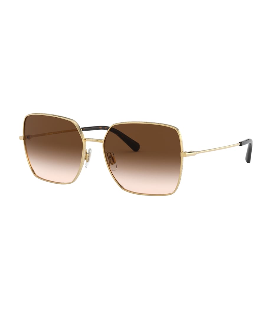 Gold Square Sunglasses
