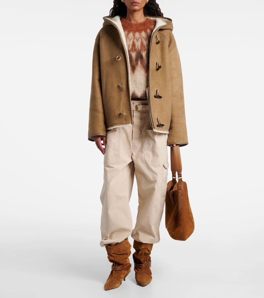 Yves Salomon - Reversible leather and shearling jacket