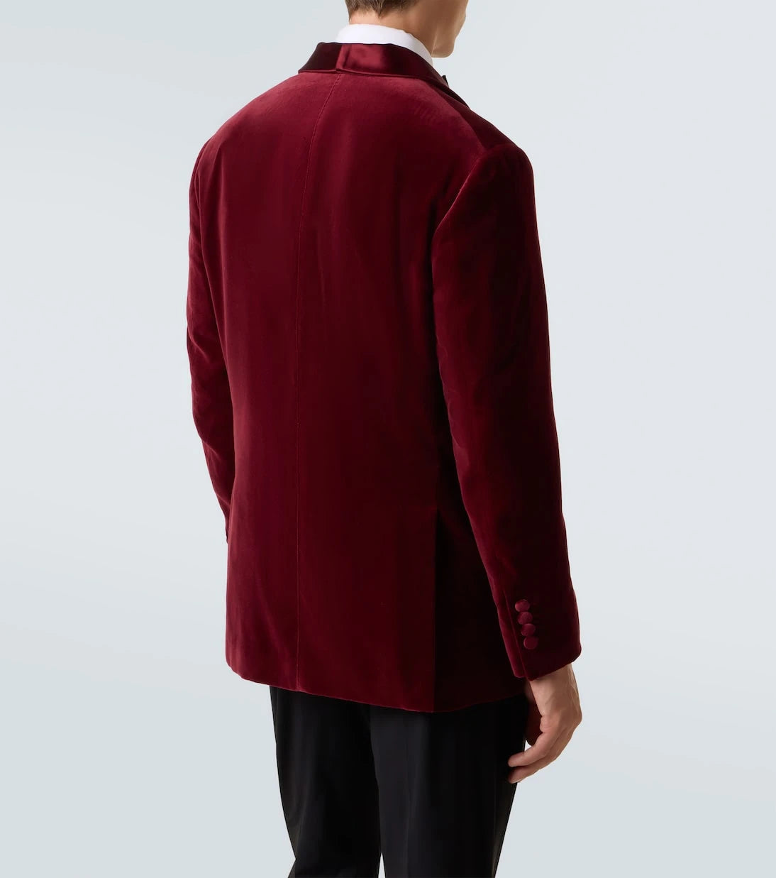 Brunello Cucinelli - جاكيت توكسيدو من القطن والمخمل الحريري