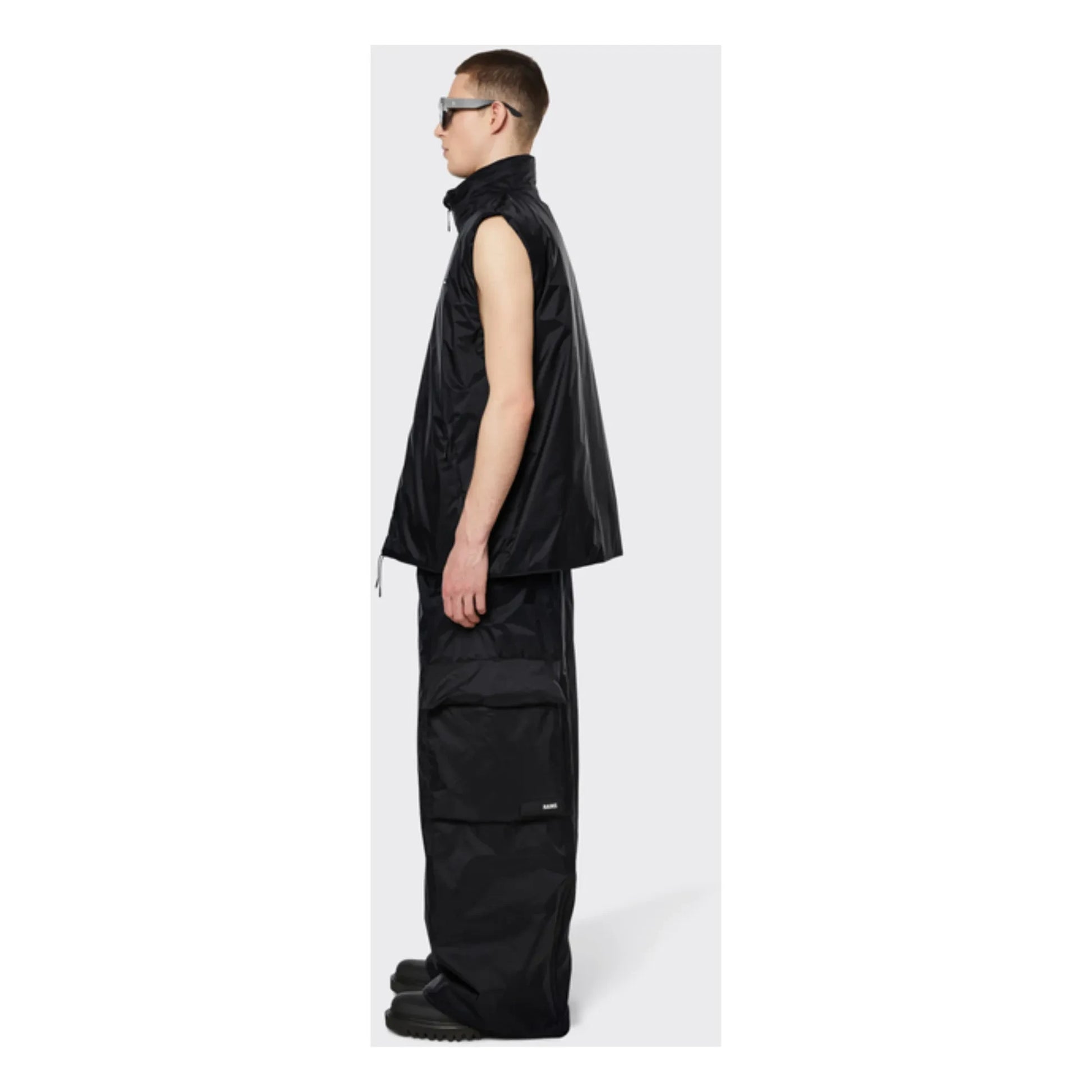 Rains - Quilted Waterproof Vest | Black