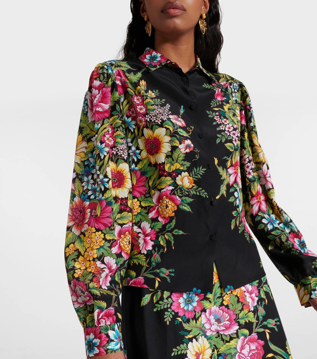Etro - Printed silk shirt