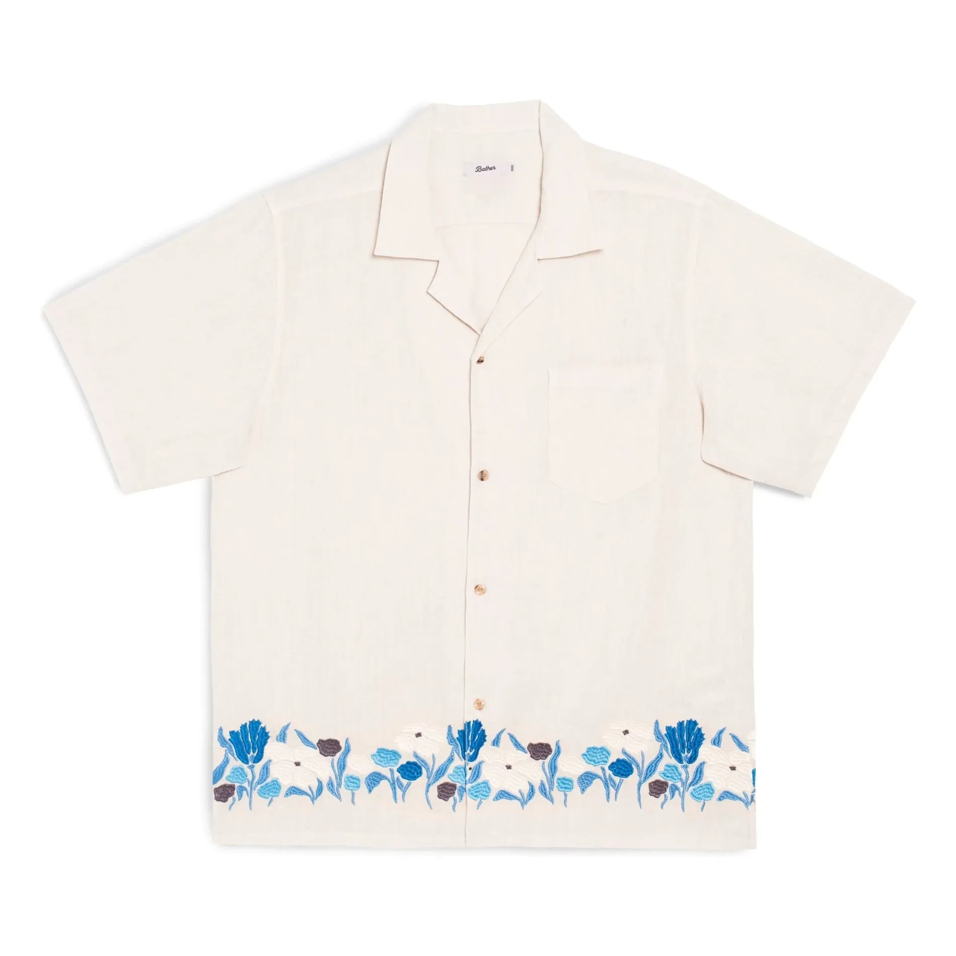Bather - Camp Linen shirt | Cream