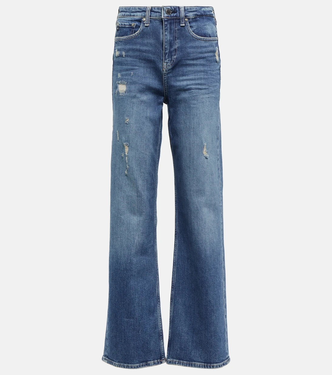 AG Jeans - High-rise boyfriend jeans