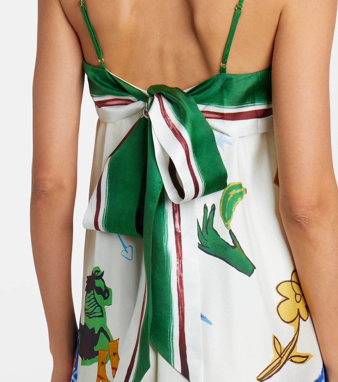 Alémais - x MLAK Tangible Love printed silk midi dress