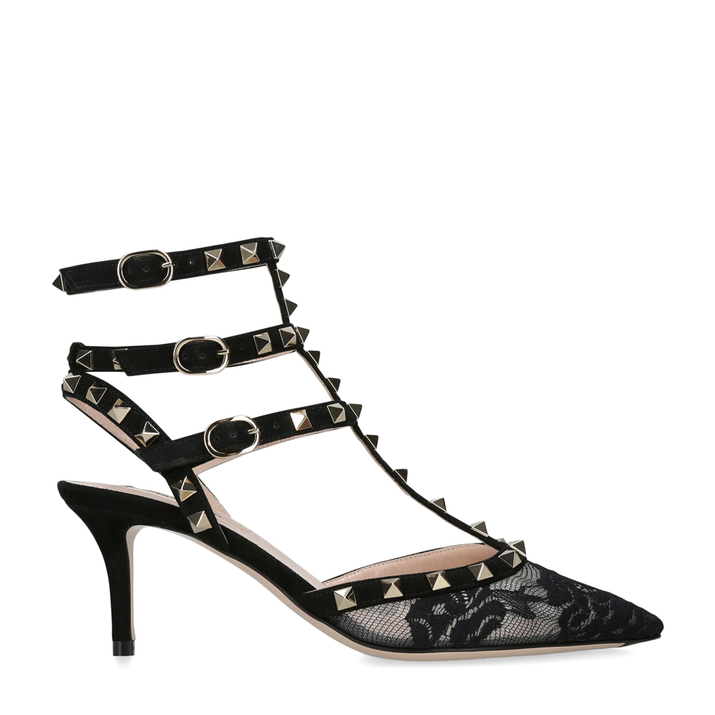 Lace Rockstud Pumps 65