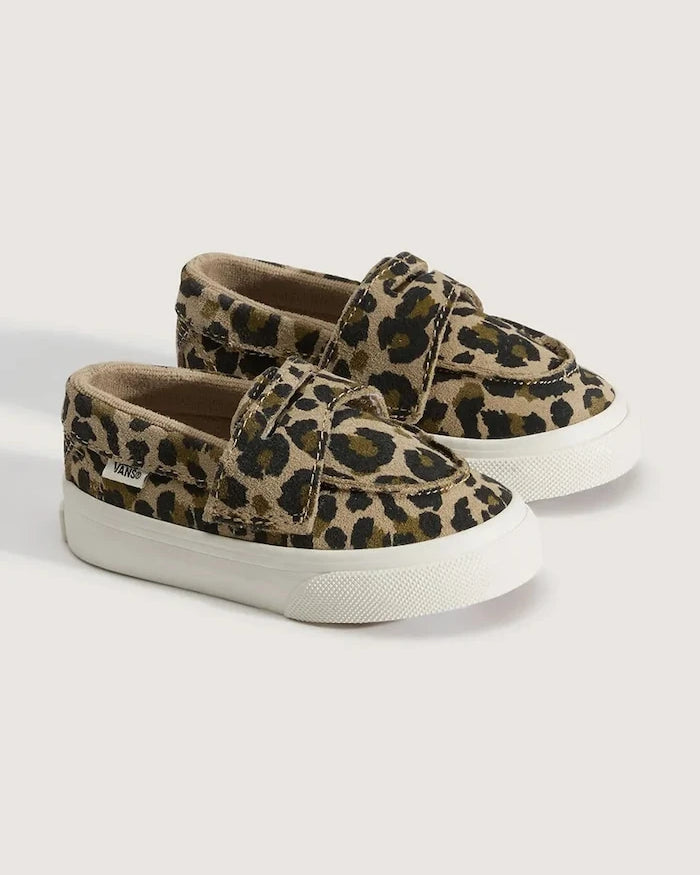 Vans çocuk süet loafer Loafer 53 LEOPARD