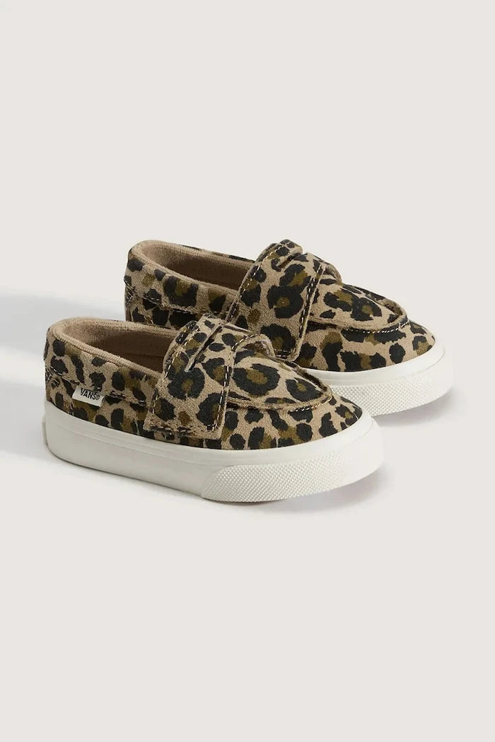 Vans çocuk süet loafer Loafer 53 LEOPARD