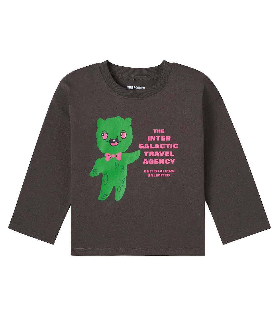 Mini Rodini - Alien cotton jersey top