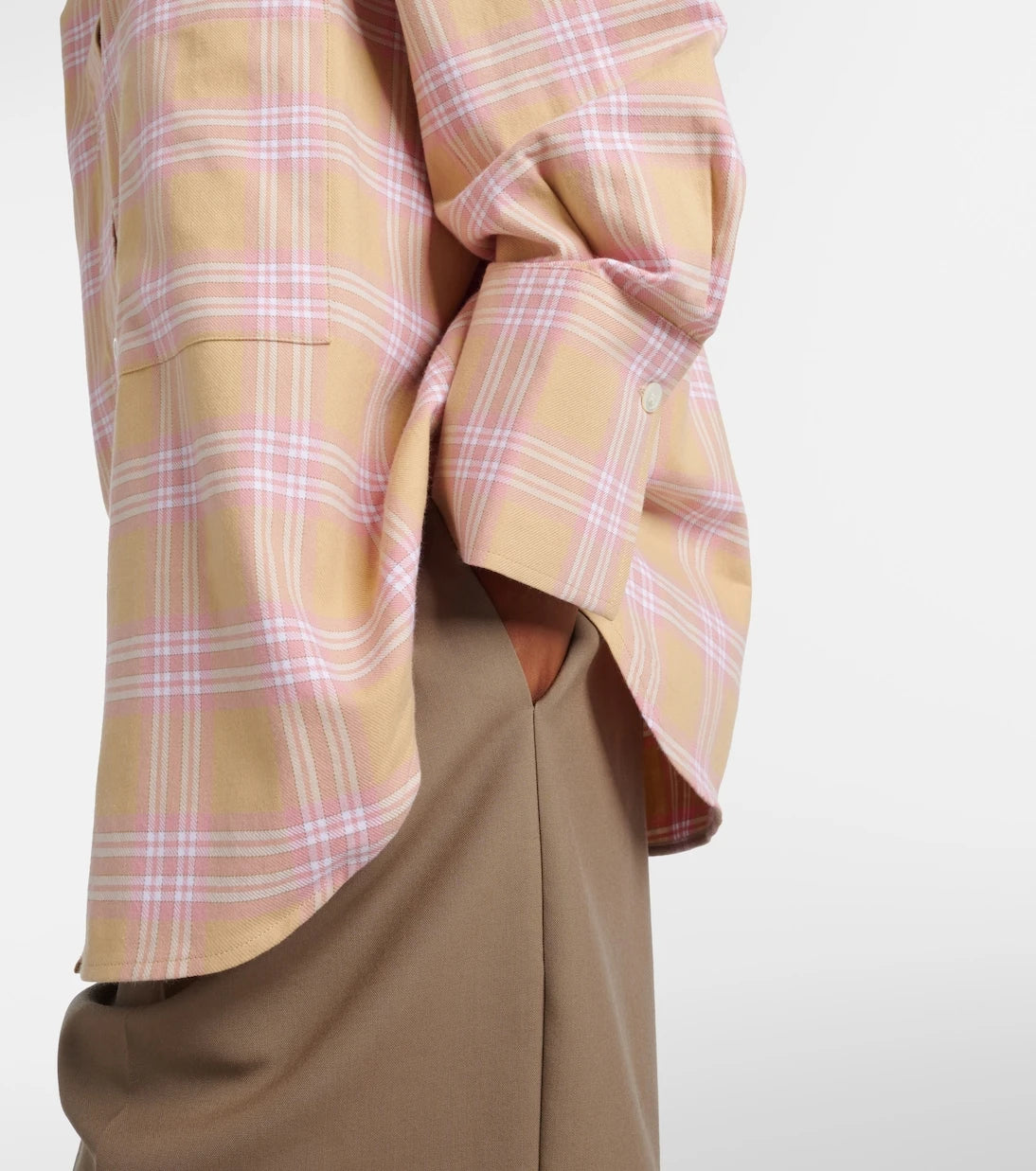 Róhe - Checked cotton flannel overshirt